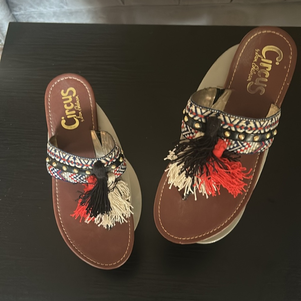 Circus by Sam Edelman Colorful Tassel Sandals - Picture 12 of 12